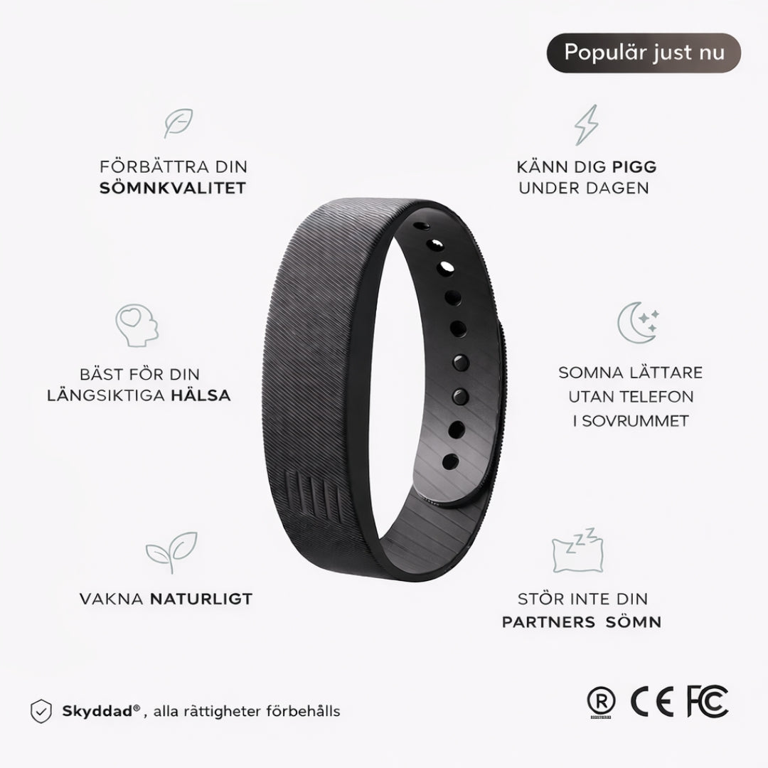 Sovasana Vibrationsarmband för Tyst Uppväckning