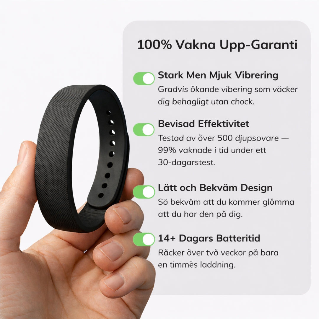 Sovasana Vibrationsarmband för Tyst Uppväckning