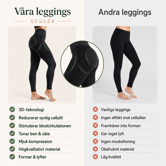 Anti Cellulite Leggings – Den permanenta lösningen på dina celluliter