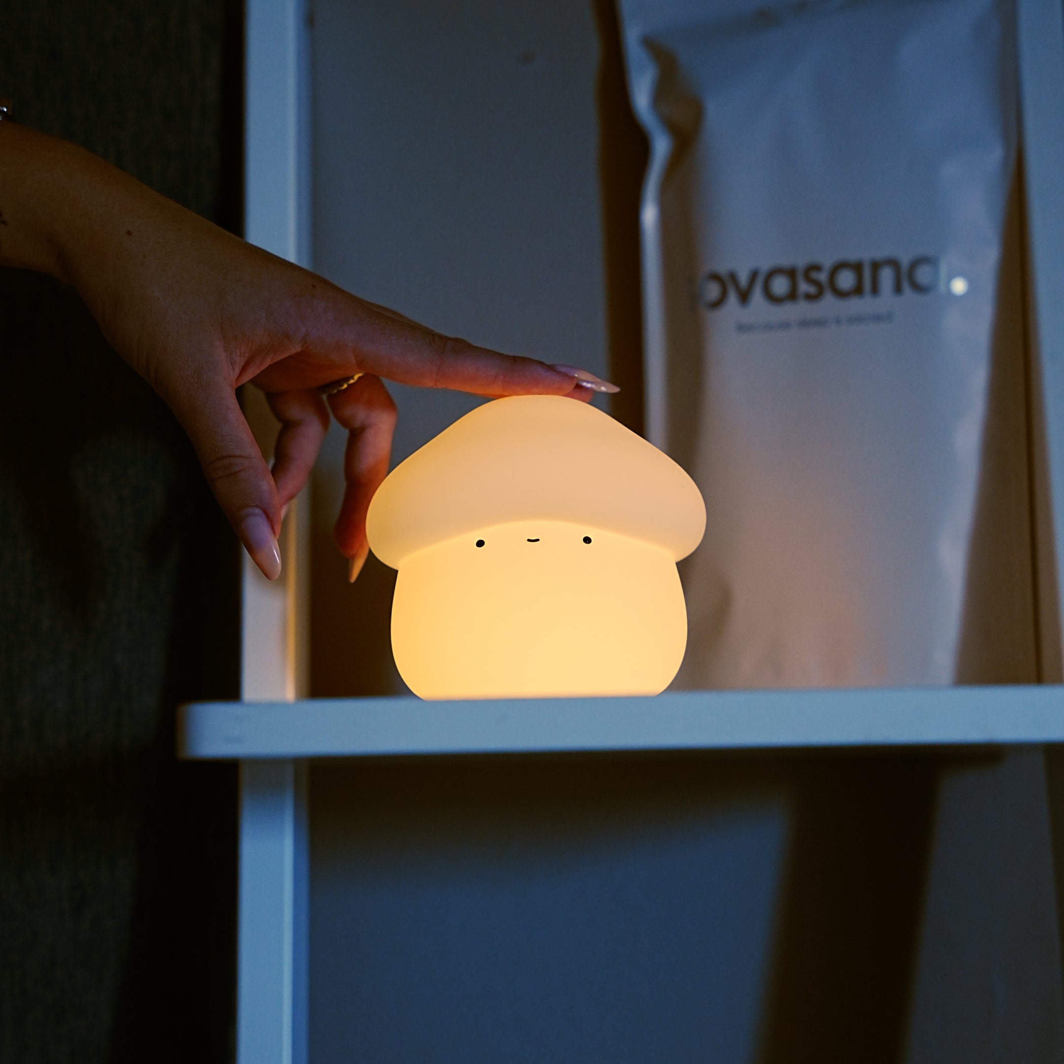 Skogssvampen - Kram-Go Nattlampa med Touch